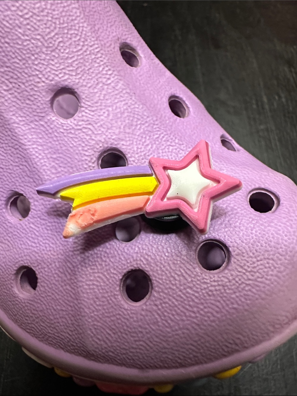 Pink Star Shooting Charm. Search JIBBITZ in my closet for more charms.